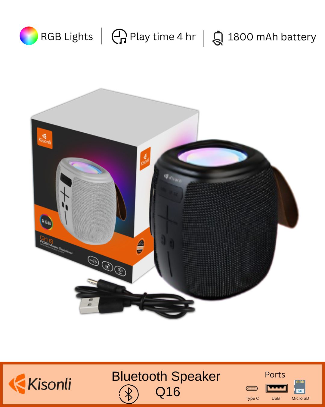 Bluetooth Speaker Q16