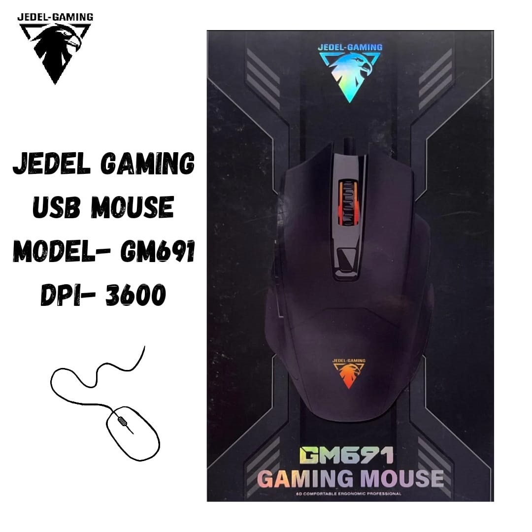 JEDEL GAMING LED MOUSE USB GM 691
