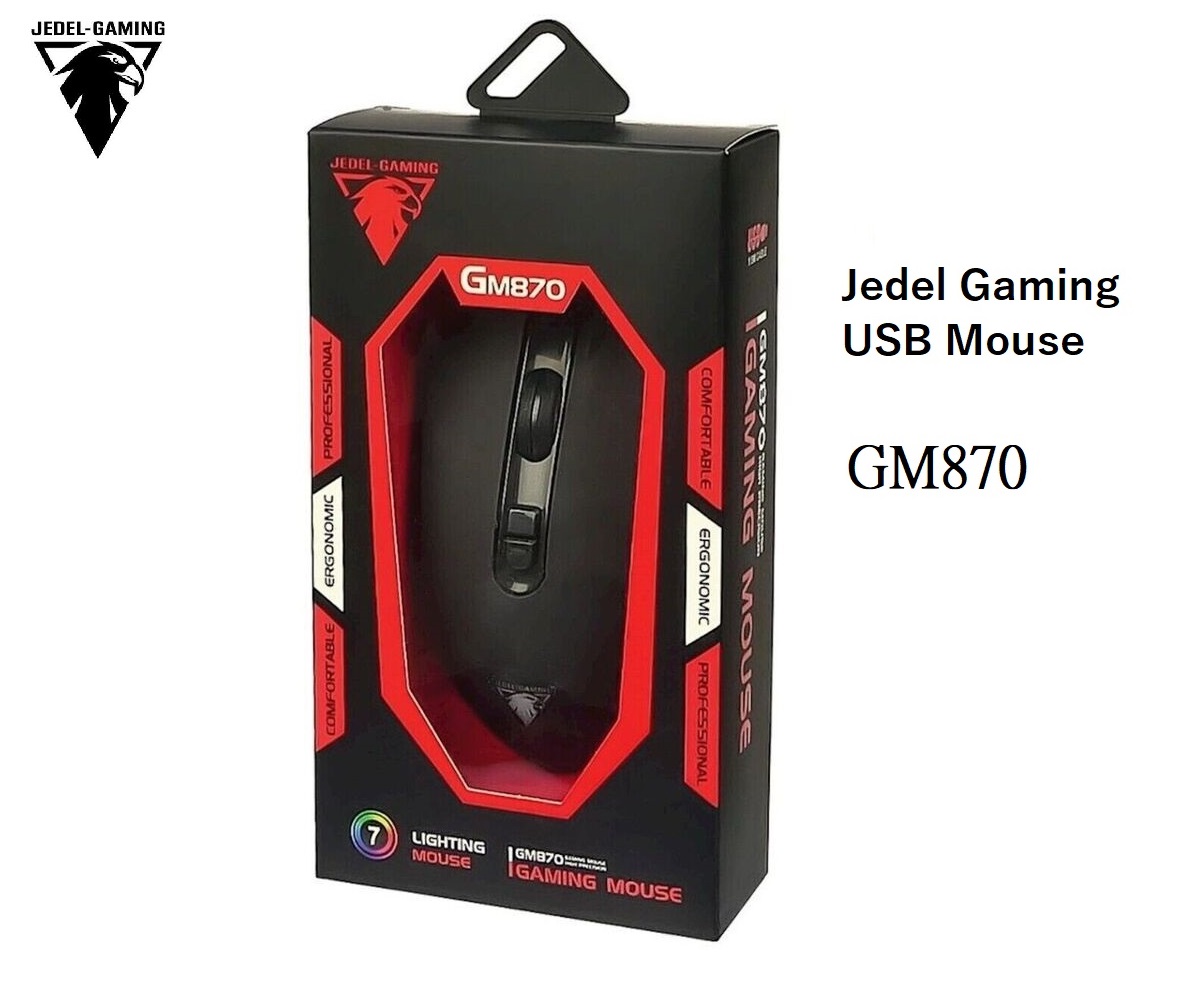 JEDEL GAMING LED MOUSE USB GM 870
