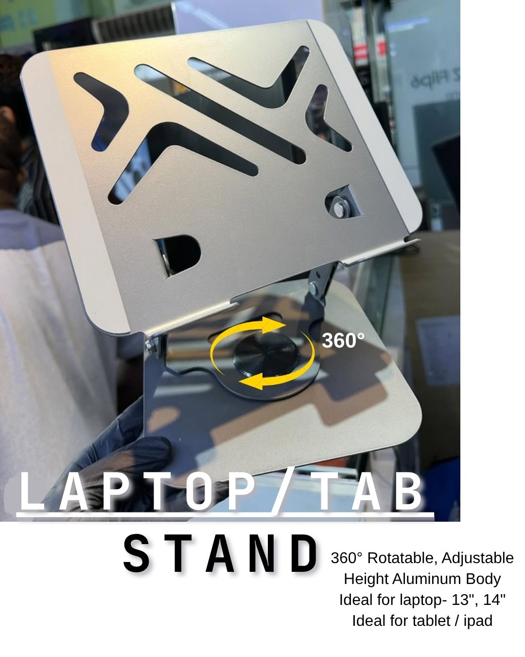Laptop stand tablet big